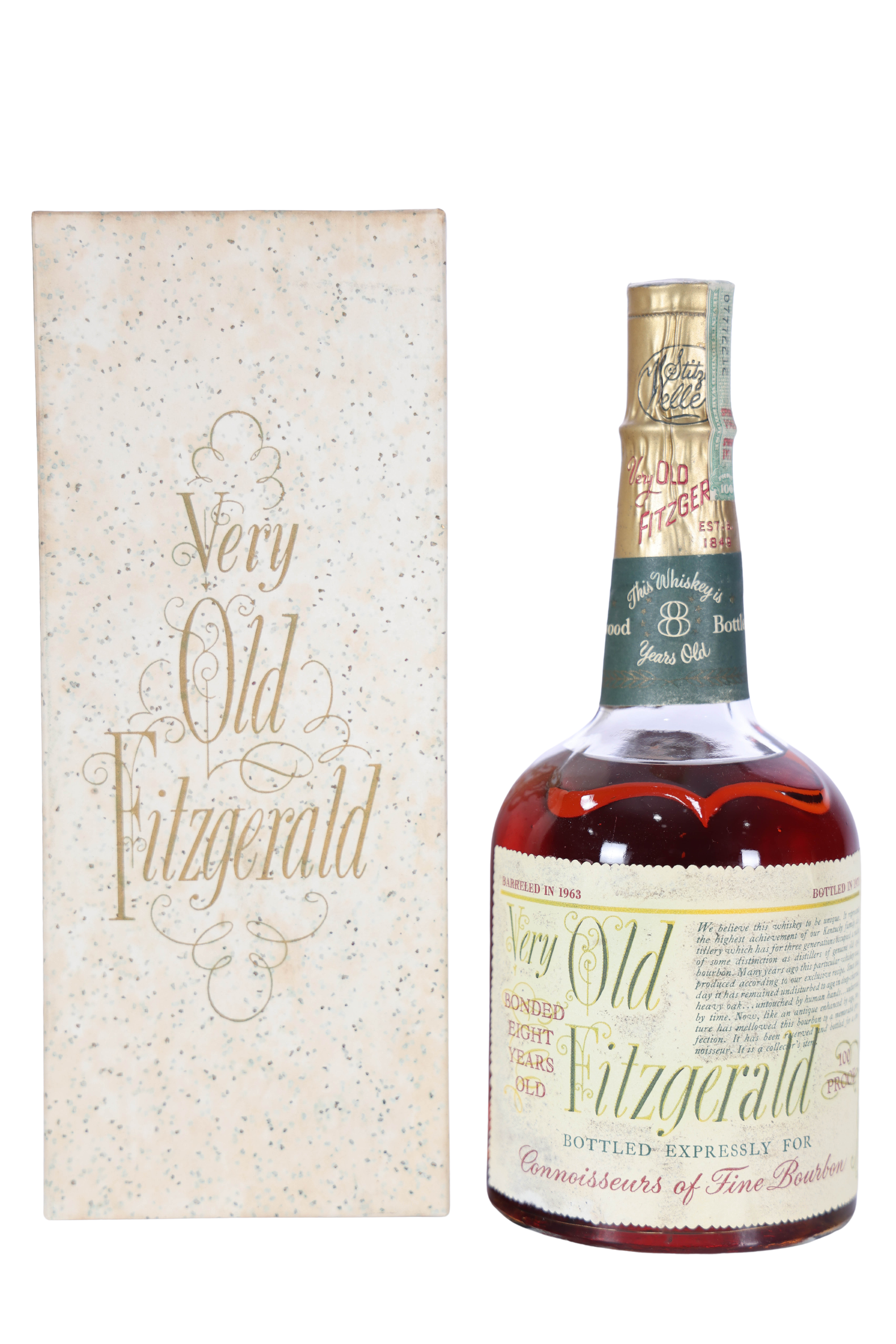 Very Old Fitzgerald 8 Year Bottled in Bond 1963-1971 (4/5 Quart